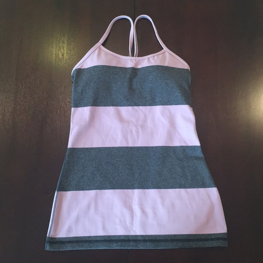 Lululemon Striped Racerback Tank - Picture 2 of 8